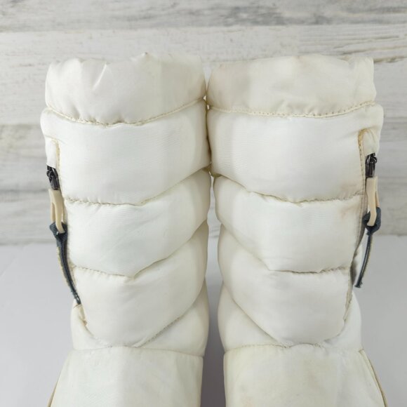 COLUMBIA WOMEN'S SIZE 9 WHITE WATERPROOF BOOTS OMNI-HEAT 200G INSULATION *AS-IS* - Picture 5 of 16